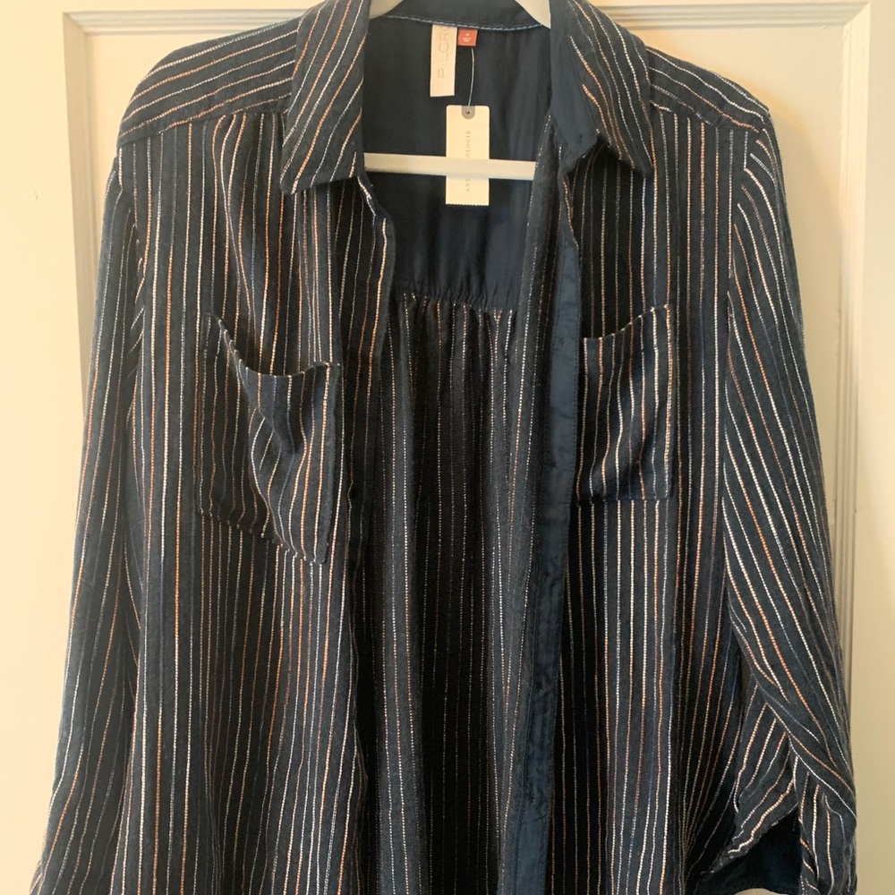 Anthropologie Pilcro Seamed Buttondown